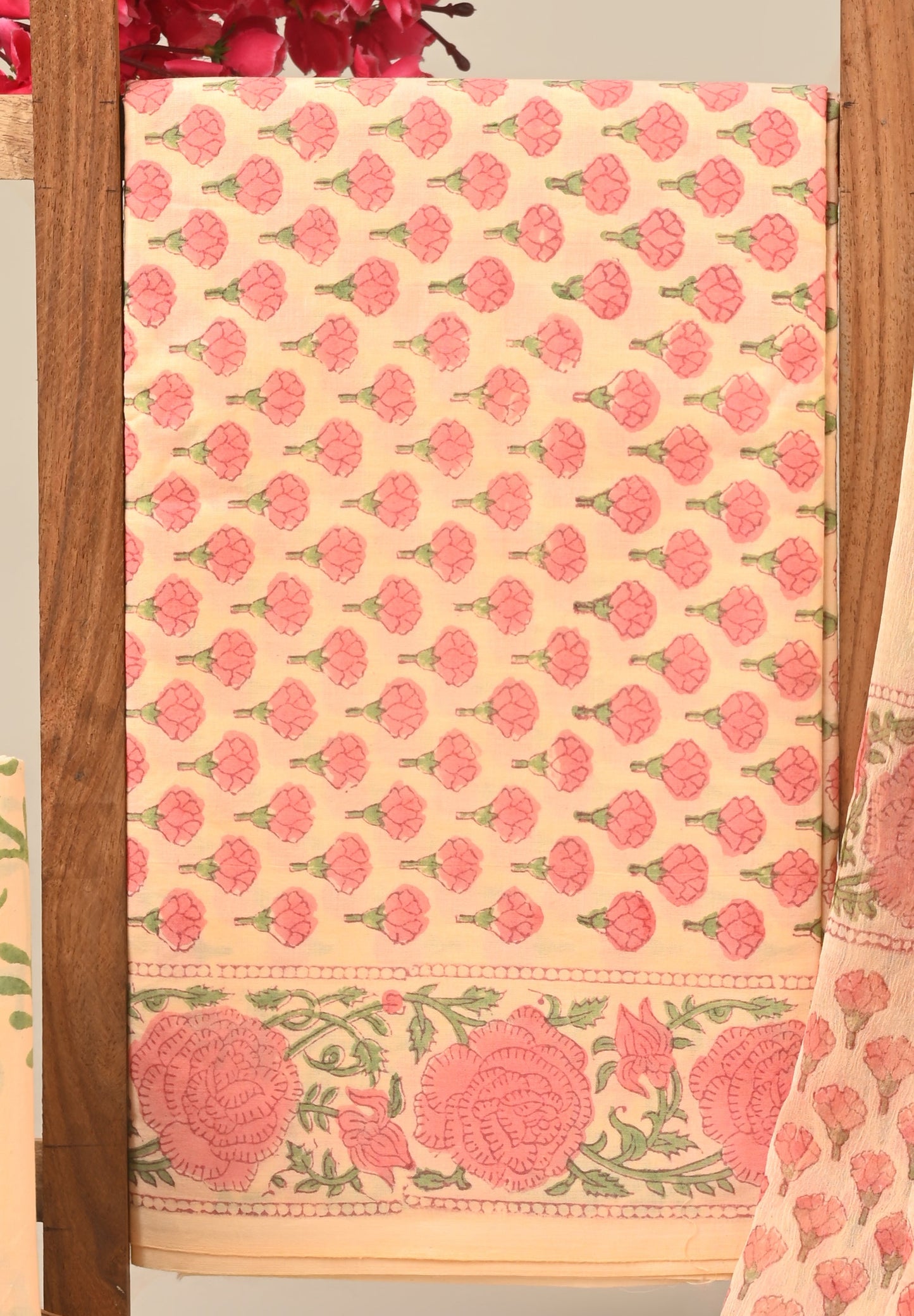 CHIFFON DUPATTA COTTON SUIT