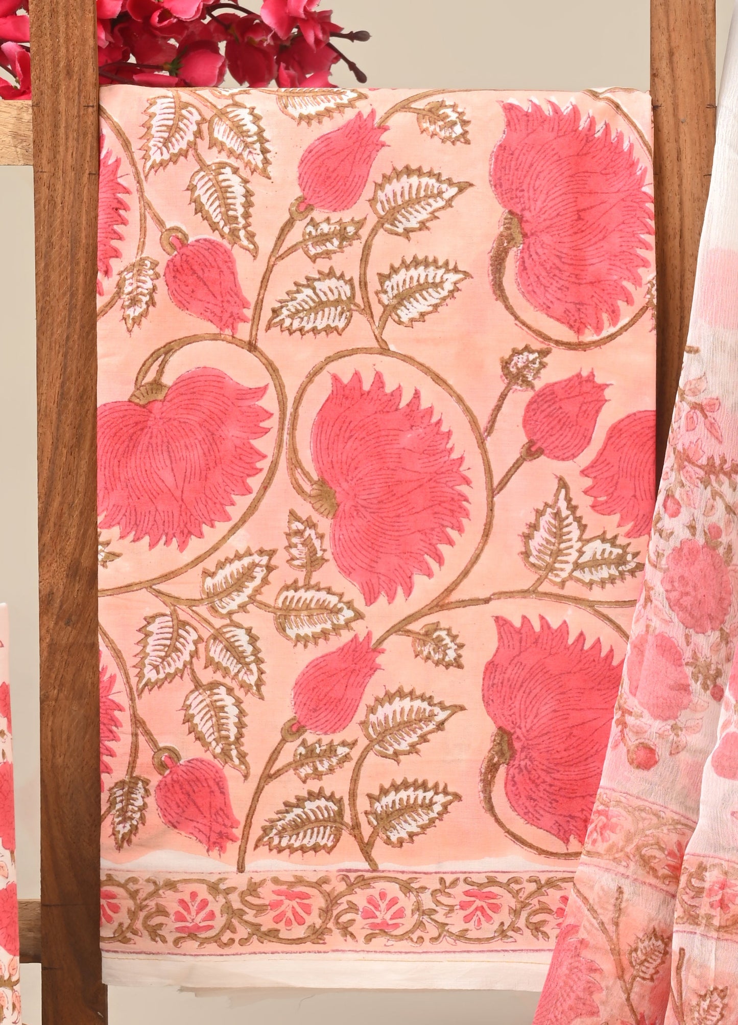 CHIFFON DUPATTA COTTON SUIT