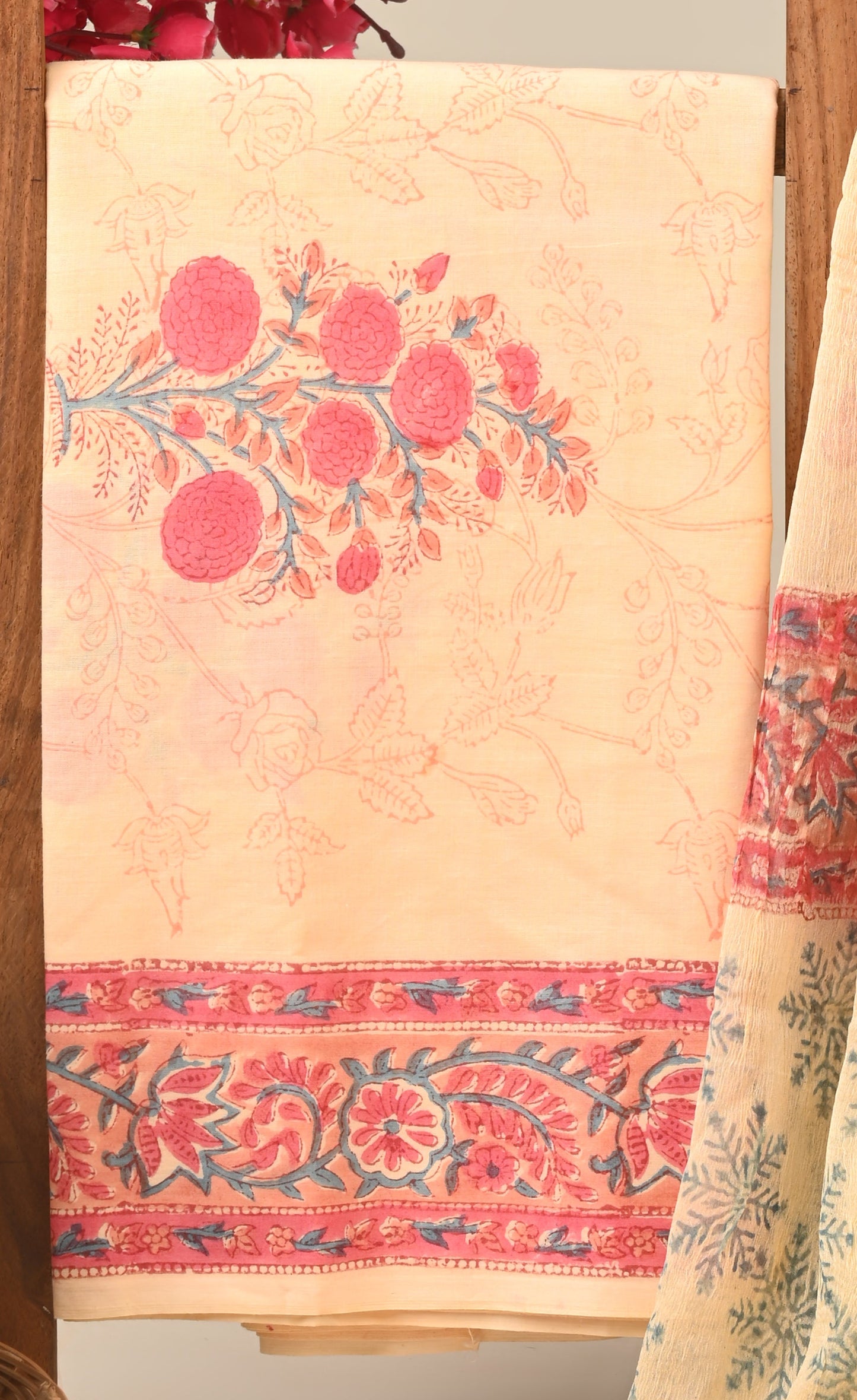 CHIFFON DUPATTA COTTON SUIT