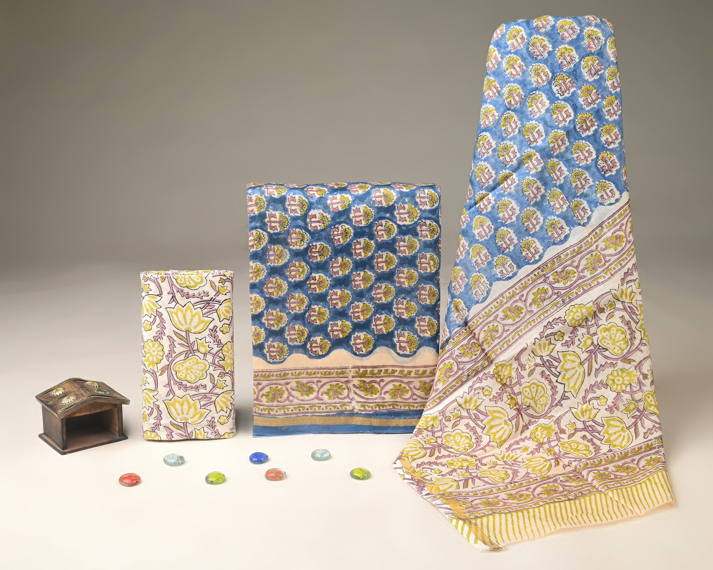 Chanderi Silk Suit Set