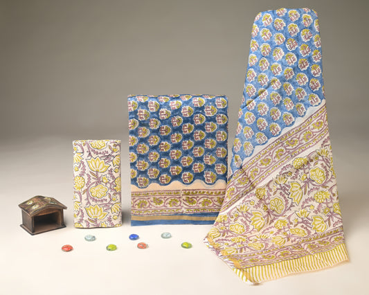Chanderi Silk Suit Set