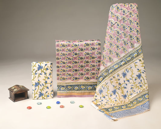 Chanderi Silk Suit Set