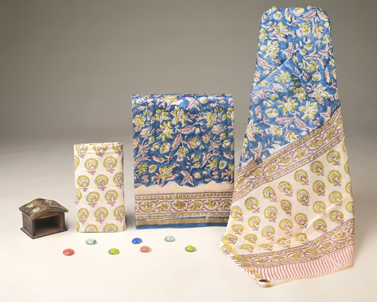 Chanderi Silk Suit Set