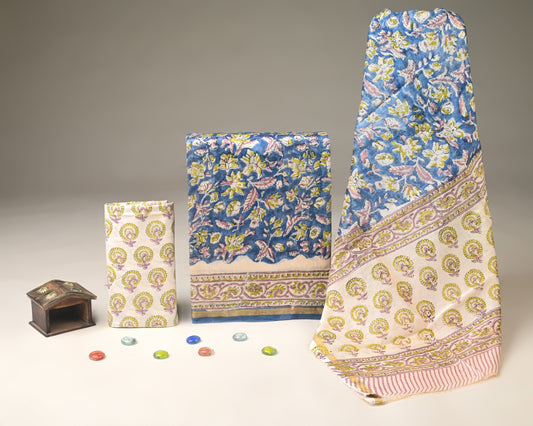 Chanderi Silk Suit Set