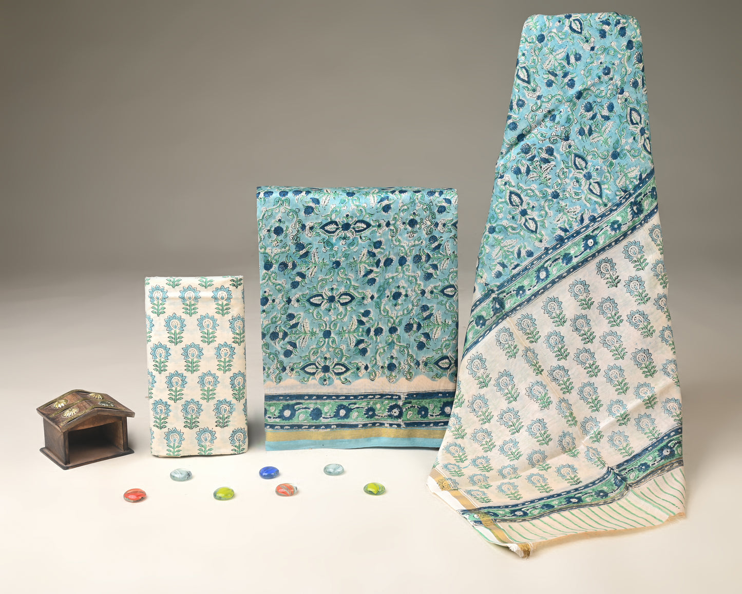 Chanderi Silk Suit Set