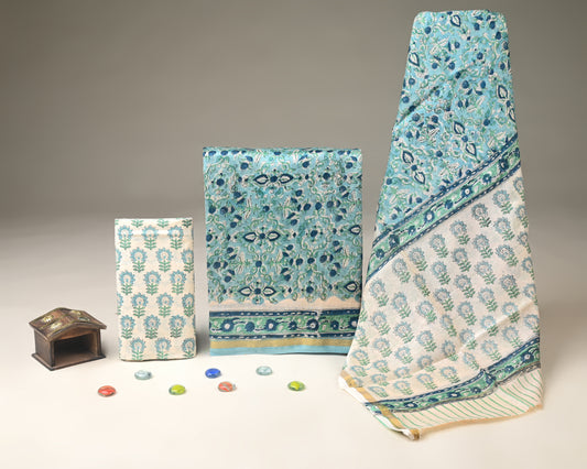Chanderi Silk Suit Set
