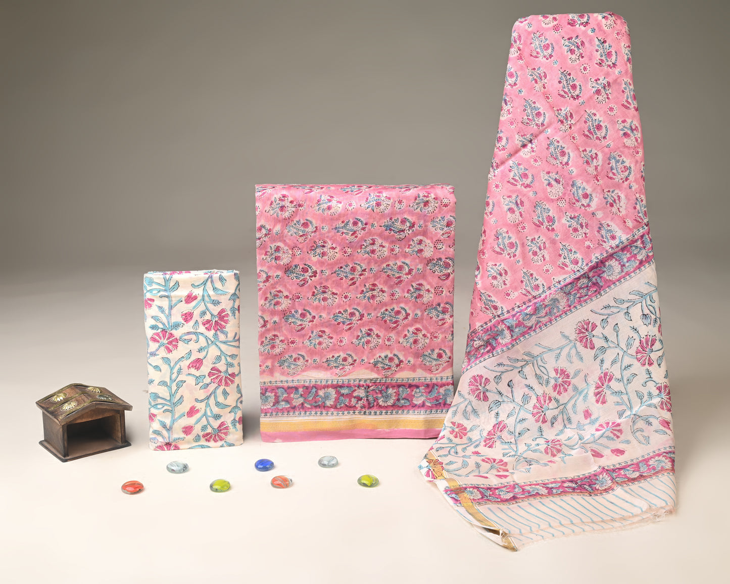 Chanderi Silk Suit Set