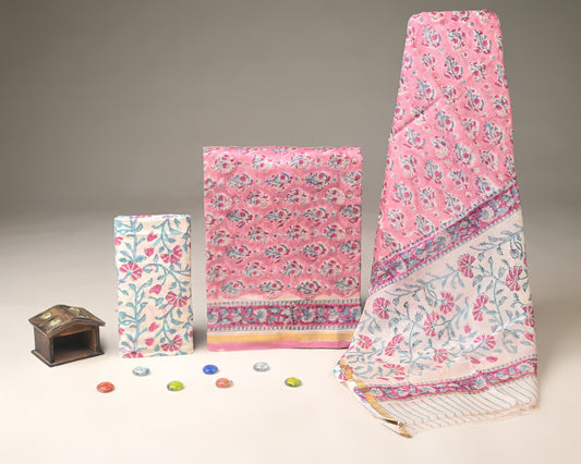 Chanderi Silk Suit Set