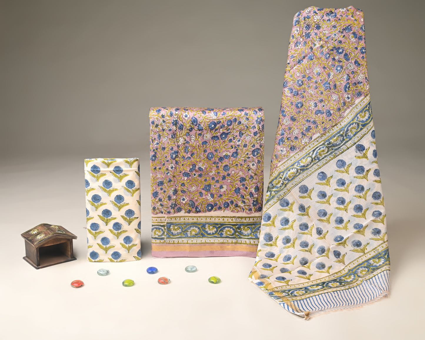 Chanderi Silk Suit Set