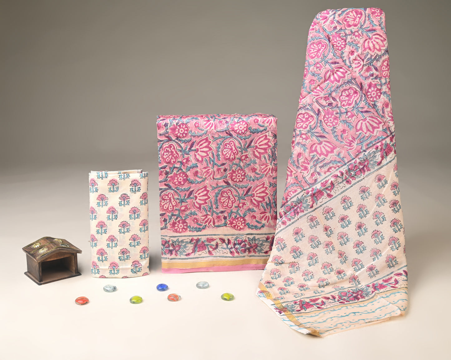 Chanderi Silk Suit Set