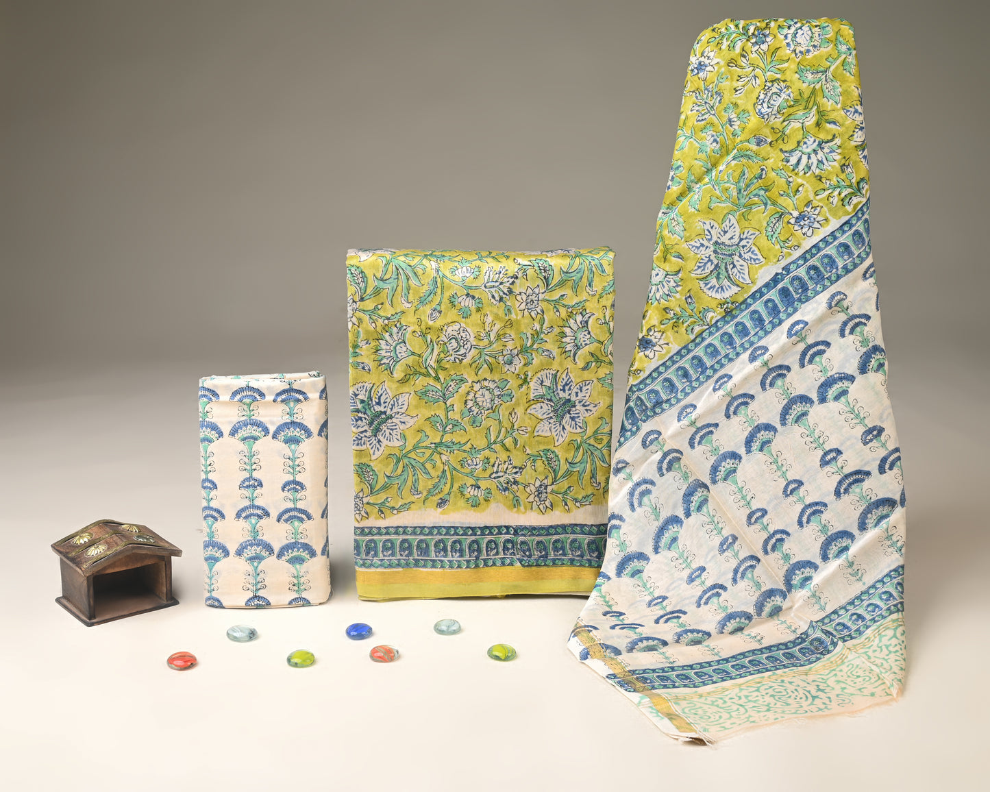 Chanderi Silk Suit Set