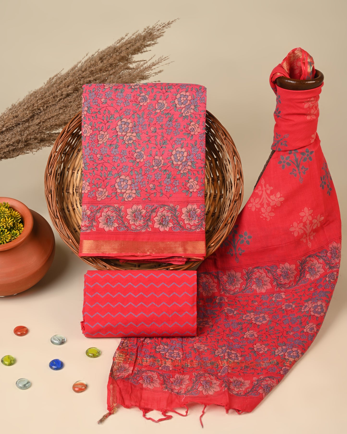 SOUTH COTTON SUITS (MANGALGIRI)