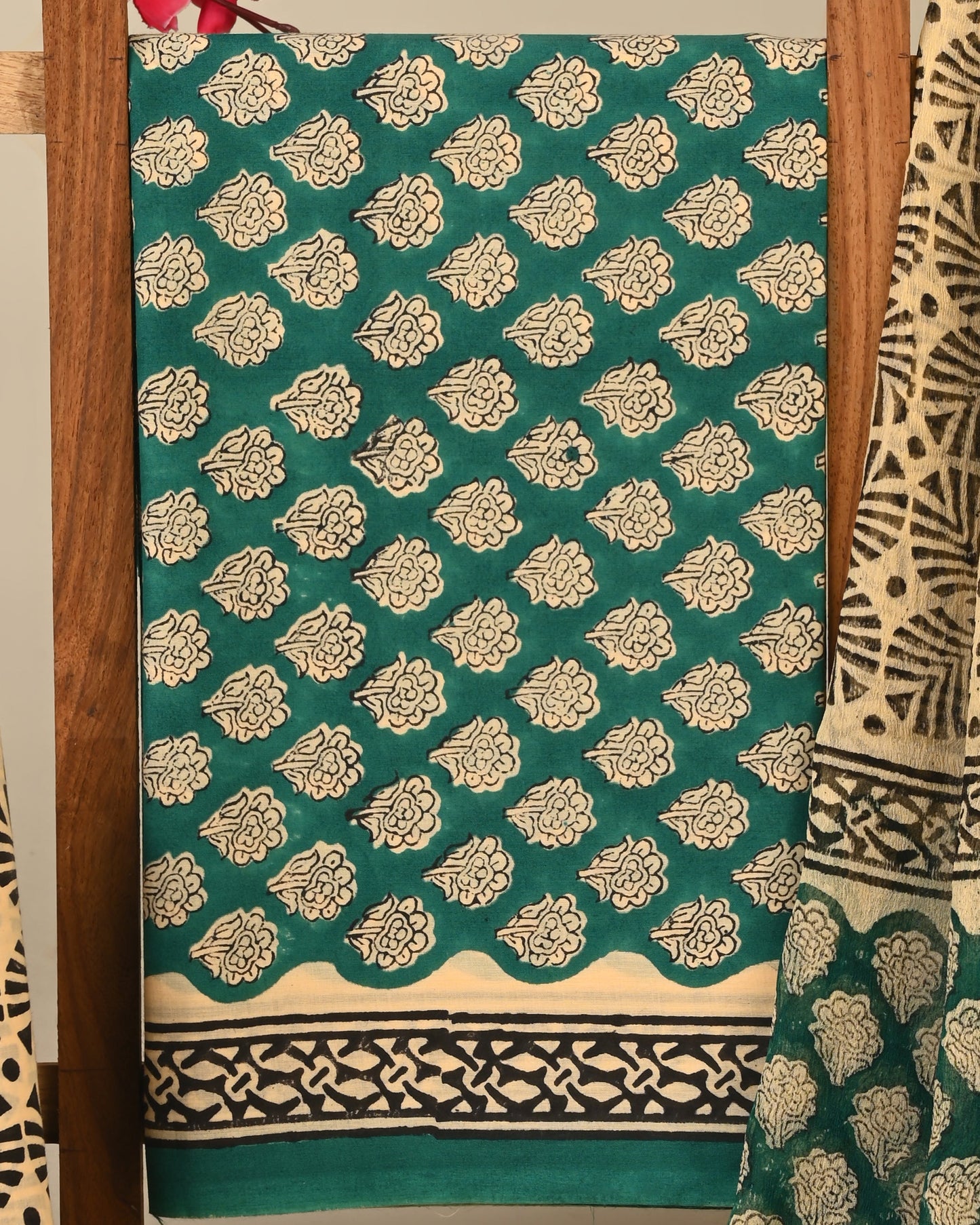 CHIFFON DUPATTA COTTON SUIT
