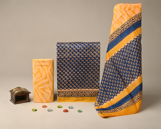 Chanderi Silk Suit Set