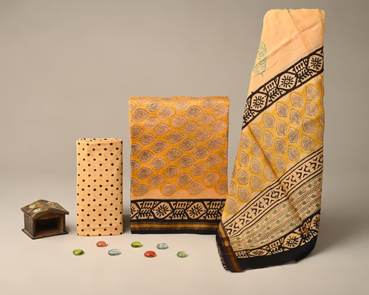 Chanderi Silk Suit Set
