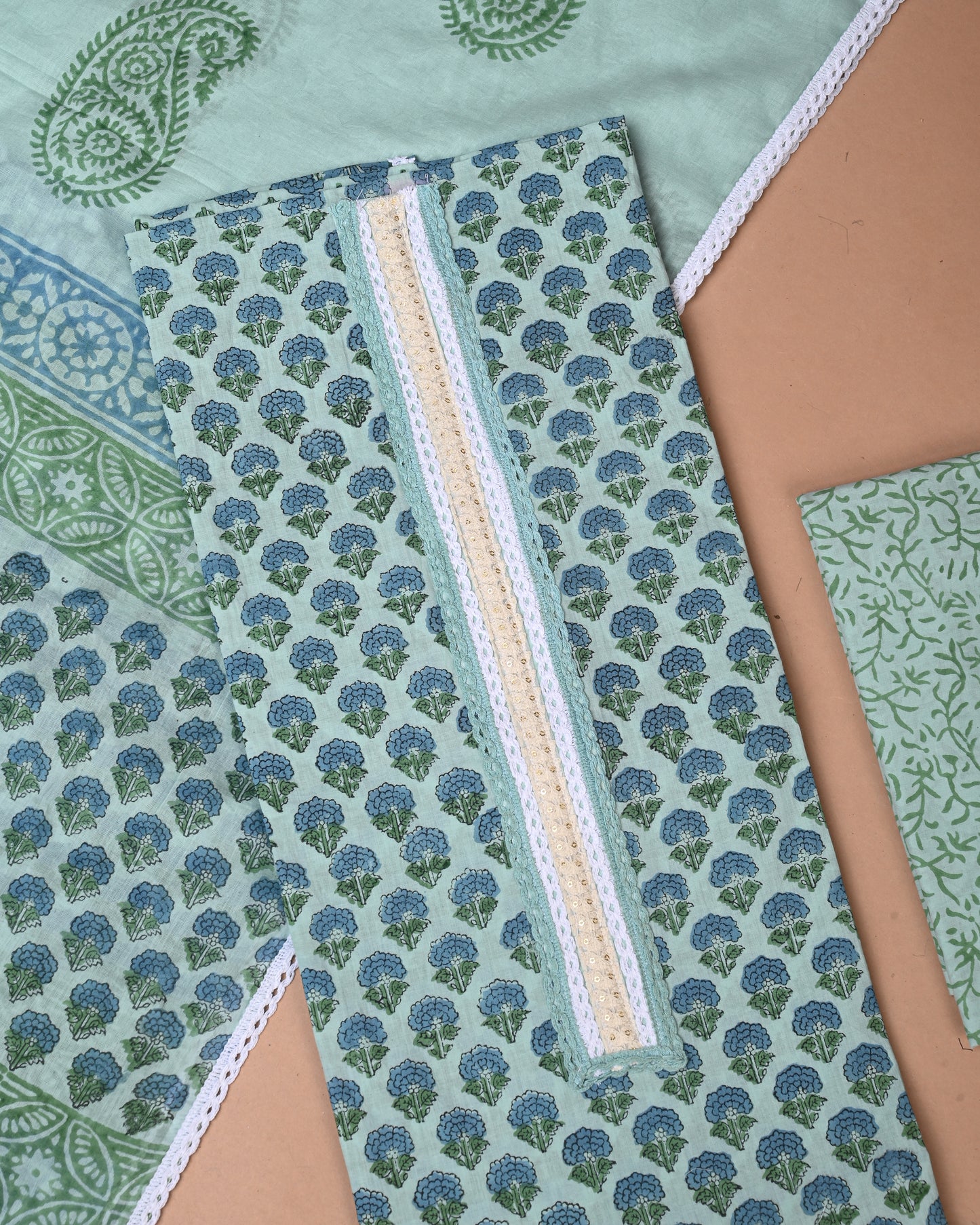 COTTON WORK SUIT SET