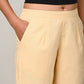 BEIGE COTTON PANT FOR WOMEN