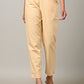 BEIGE COTTON PANT FOR WOMEN