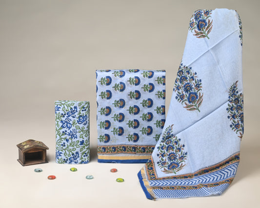 Chanderi Silk Suit Set