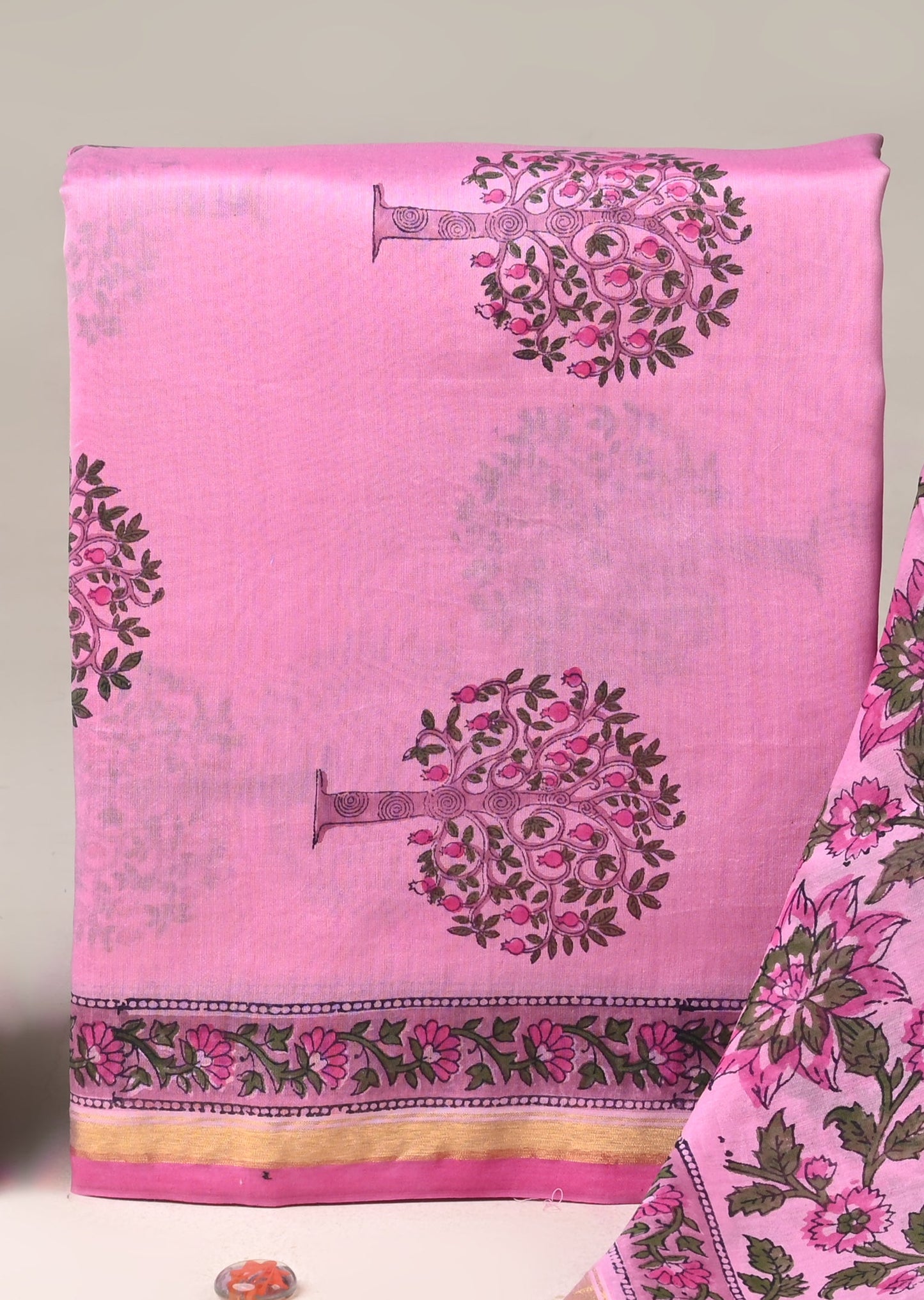 Chanderi Silk Suit Set