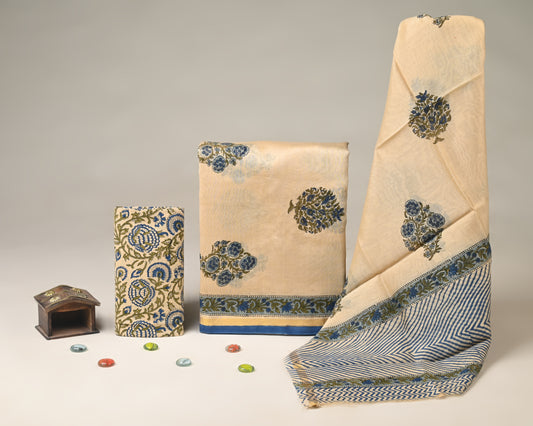 Chanderi Silk Suit Set