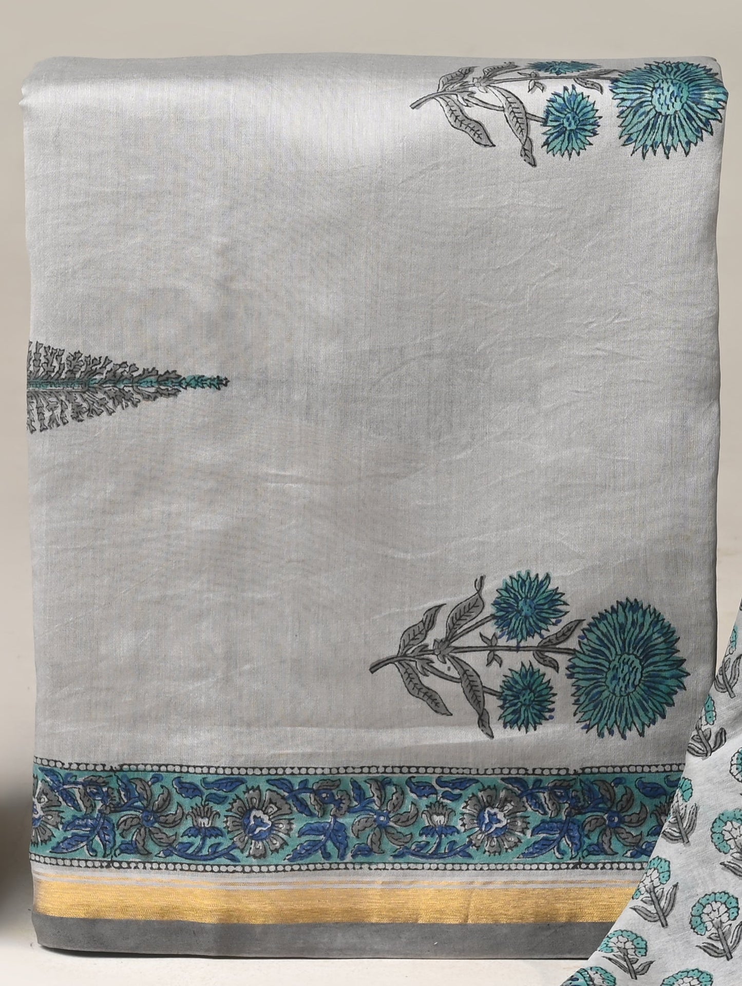 Chanderi Silk Suit Set