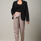 GREY COTTON PANT FOR WOMEN