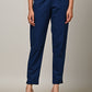 BLUE COTTON PANT FOR WOMEN