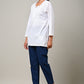BLUE COTTON PANT FOR WOMEN