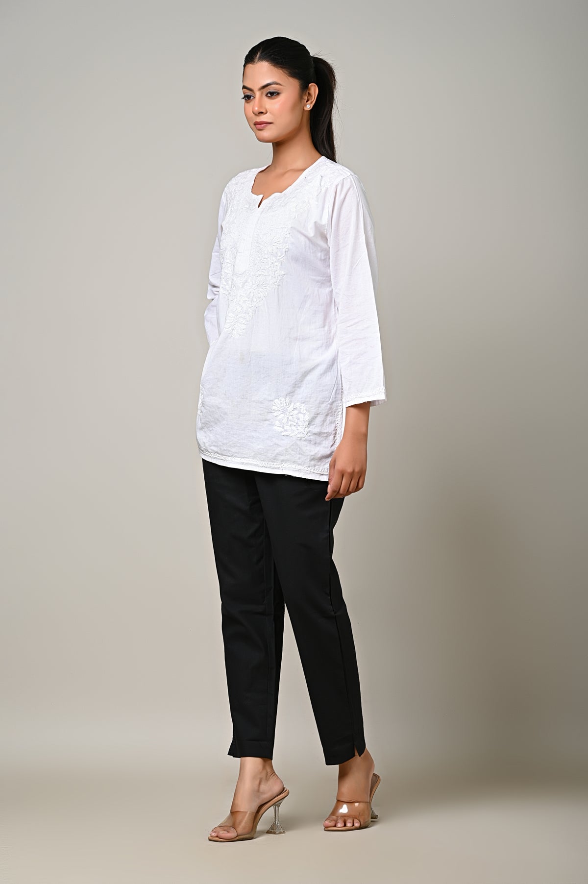 BLACK COTTON PANT FOR WOMEN