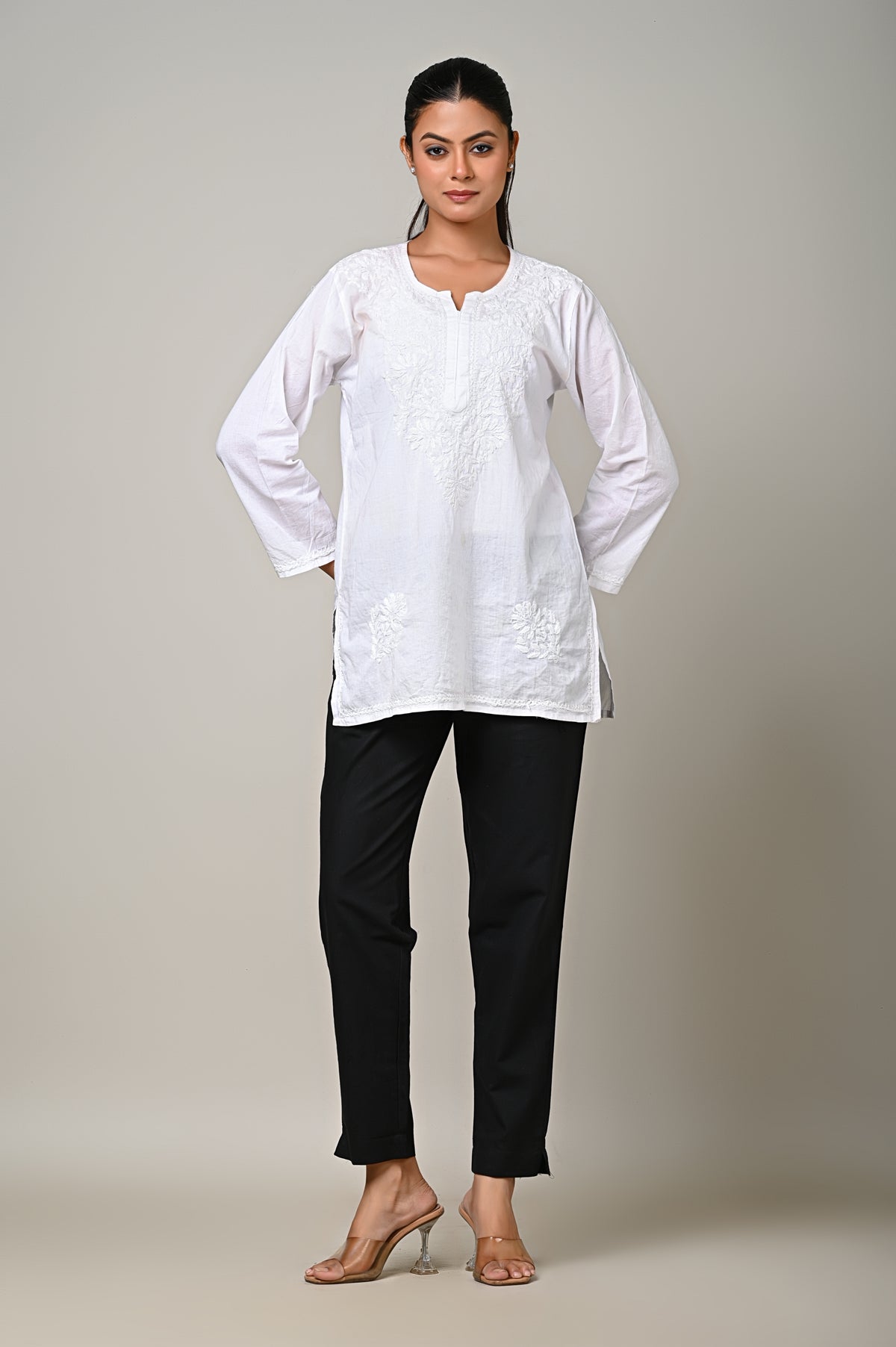 BLACK COTTON PANT FOR WOMEN