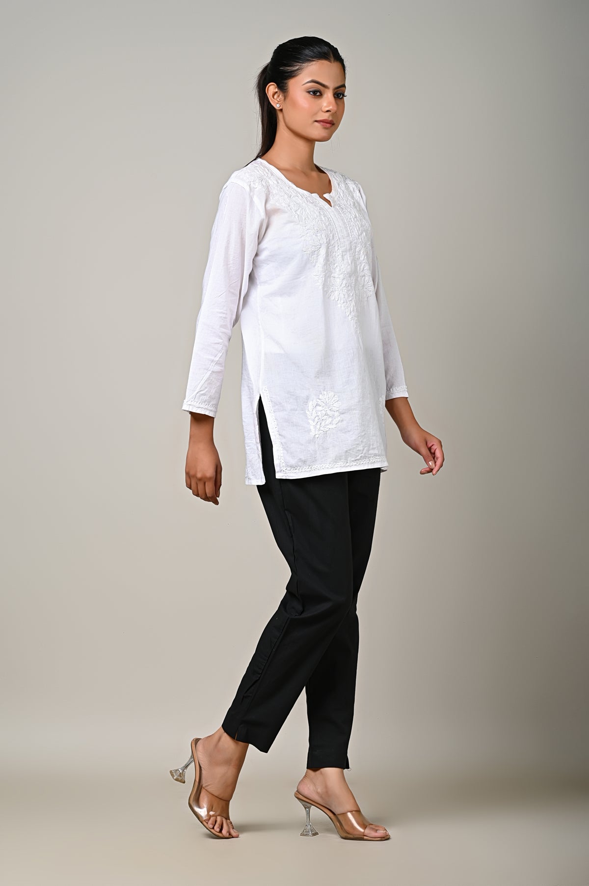 BLACK COTTON PANT FOR WOMEN