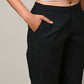 BLACK COTTON PANT FOR WOMEN