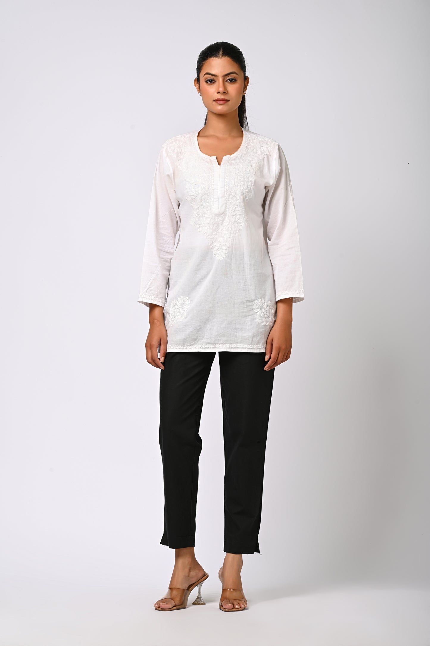 BLACK COTTON PANT FOR WOMEN