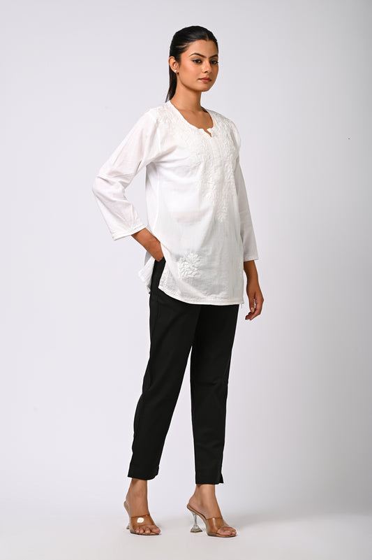 BLACK COTTON PANT FOR WOMEN
