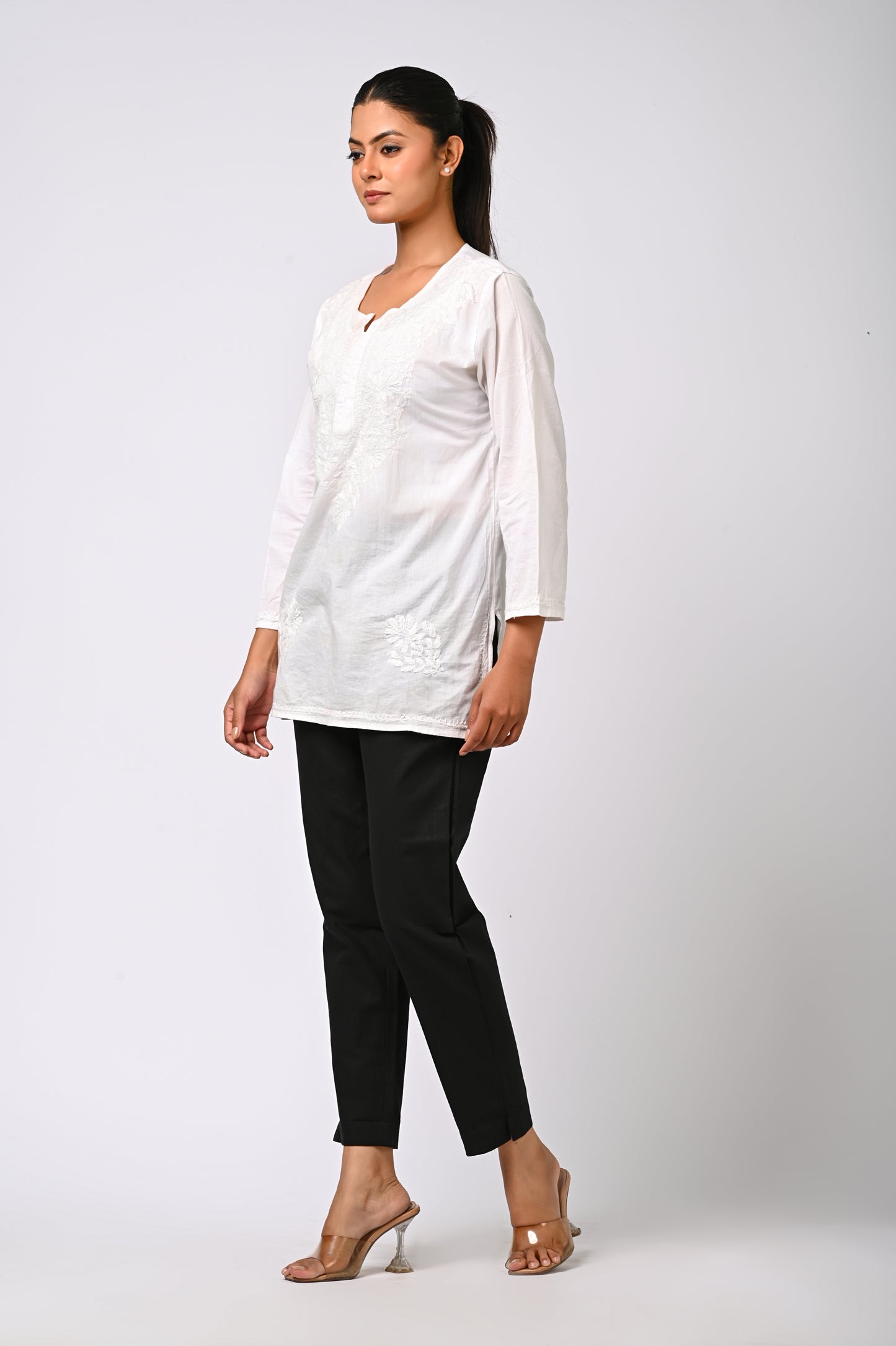 BLACK COTTON PANT FOR WOMEN
