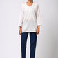 BLUE COTTON PANT FOR WOMEN
