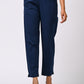 BLUE COTTON PANT FOR WOMEN