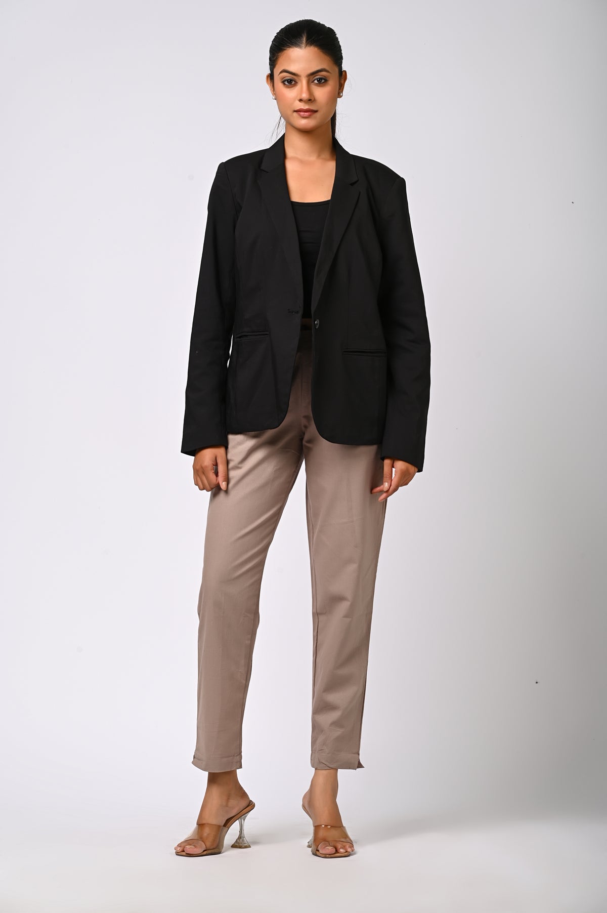 🎁 GREY COTTON PANT FOR WOMEN (Discount)