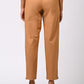 COFFEE COTTON PANT FOR WOMEN