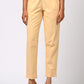 BEIGE COTTON PANT FOR WOMEN