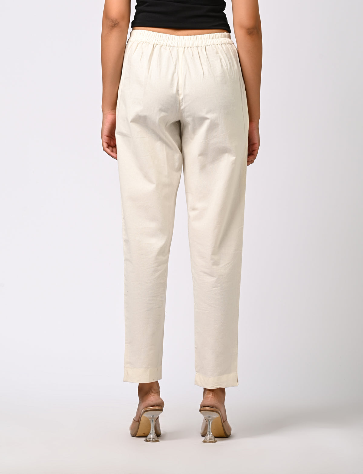 🎁 WHITE COTTON PANT FOR WOMEN (Discount)