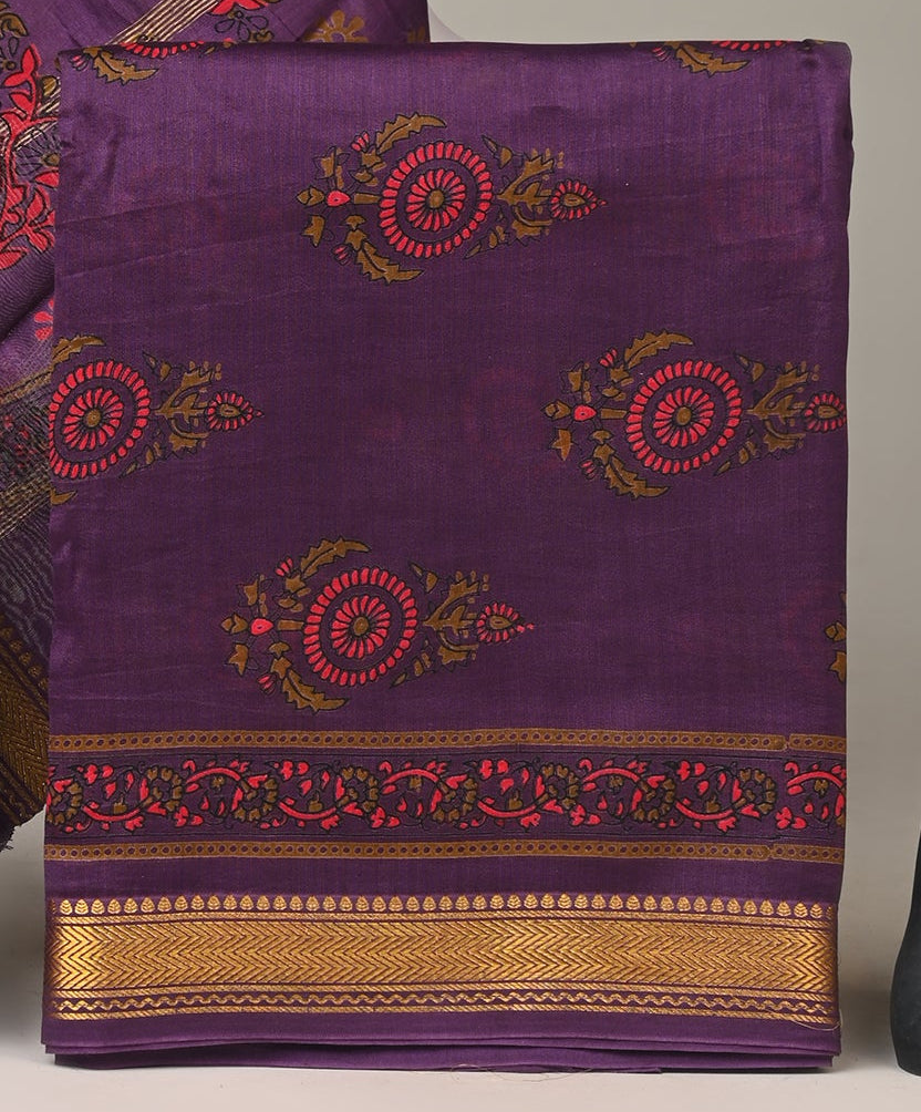Maheshwari Silk Suit Set