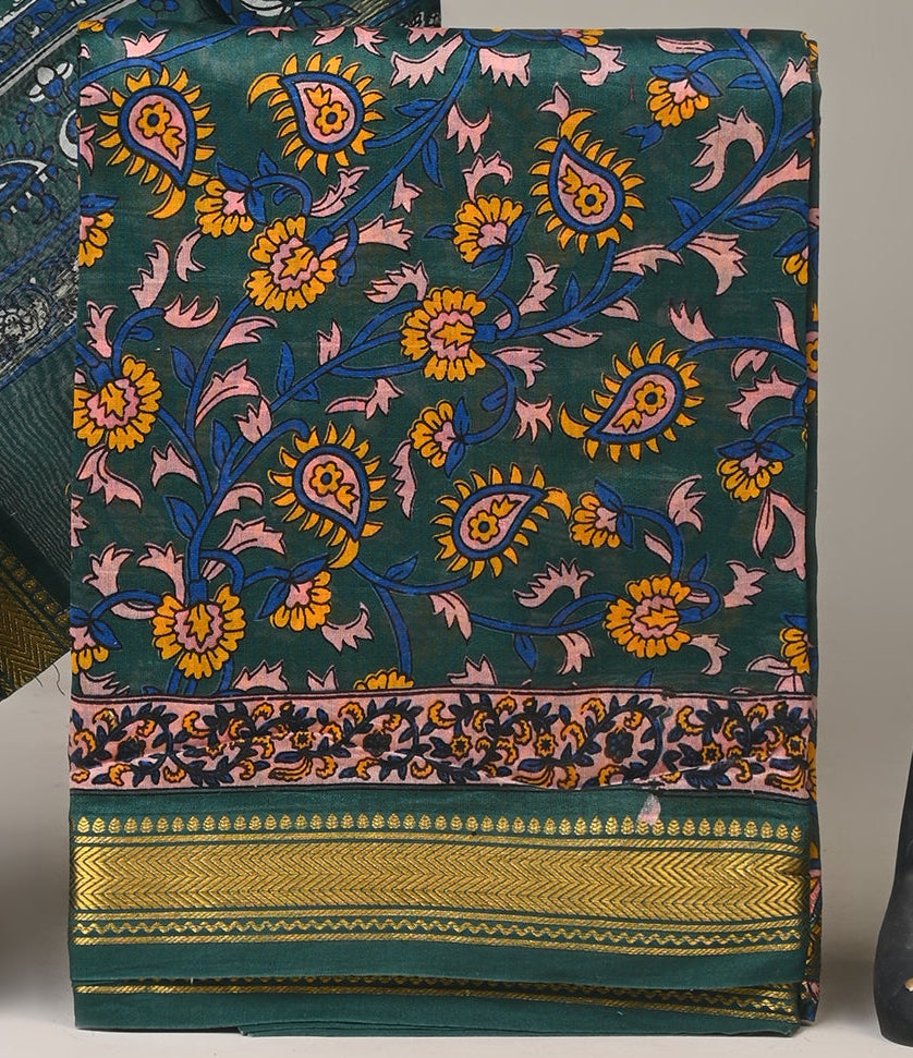 Maheshwari Silk Suit Set