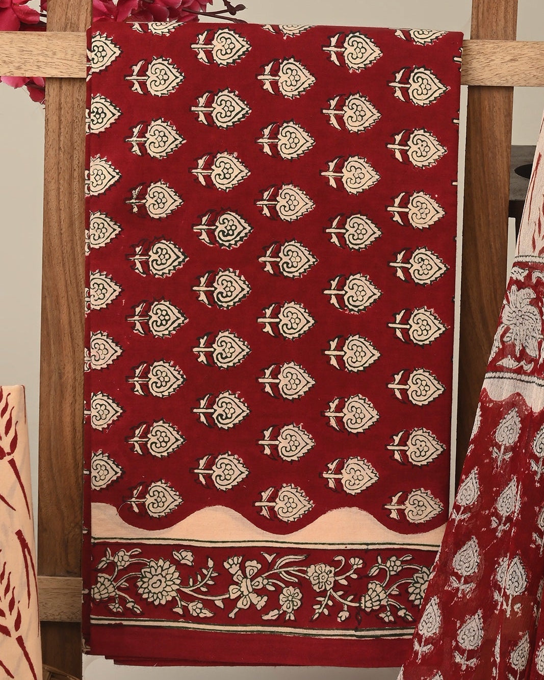 CHIFFON DUPATTA COTTON SUIT
