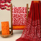 CHIFFON DUPATTA COTTON SUIT
