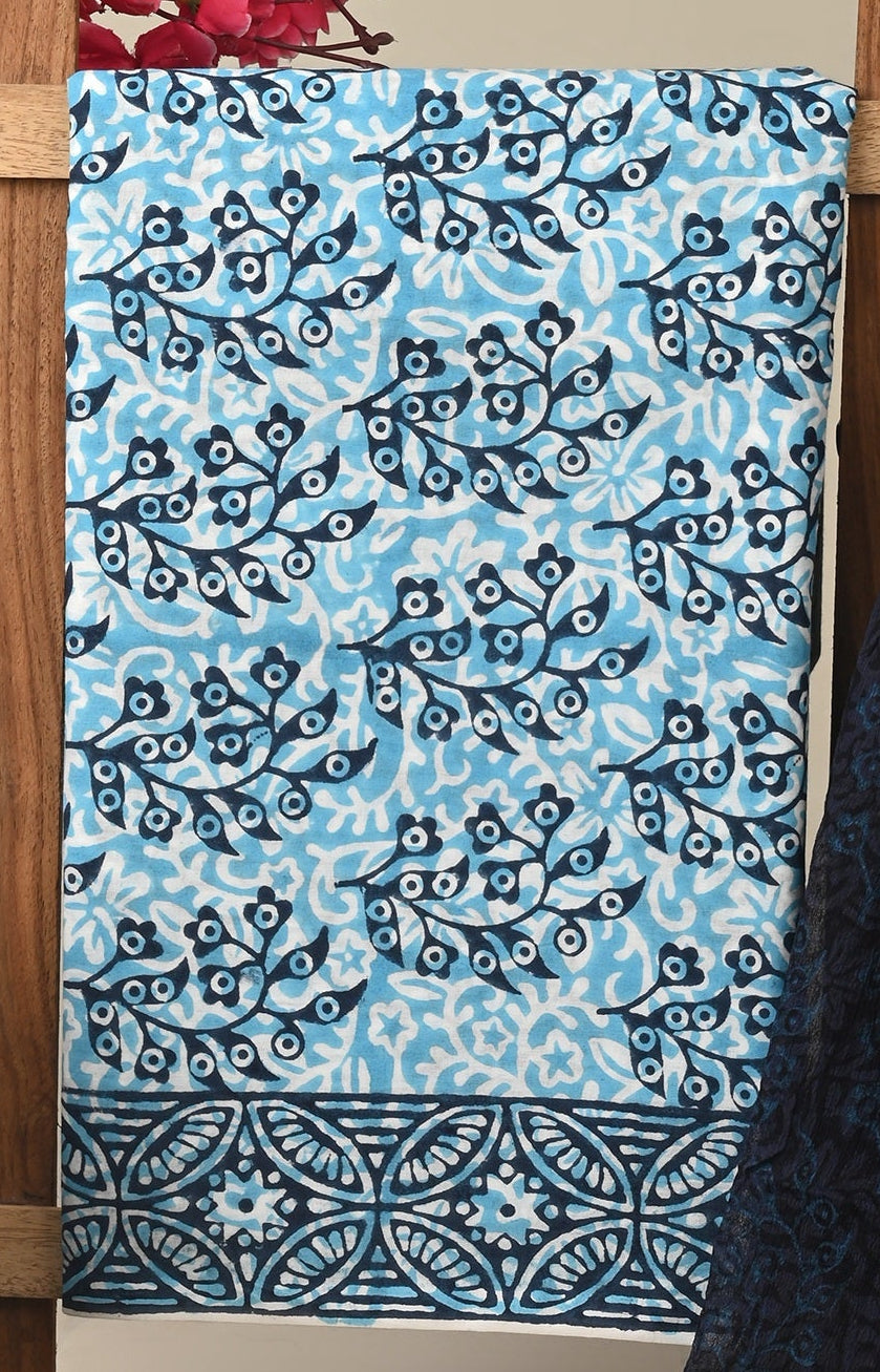 CHIFFON DUPATTA COTTON SUIT