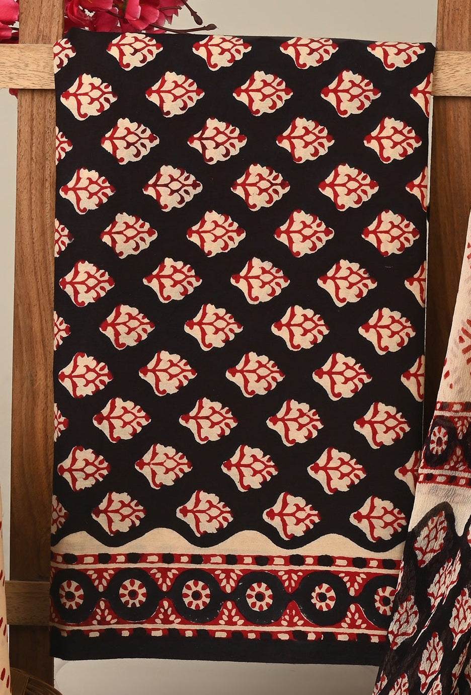 CHIFFON DUPATTA COTTON SUIT