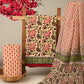 CHIFFON DUPATTA COTTON SUIT