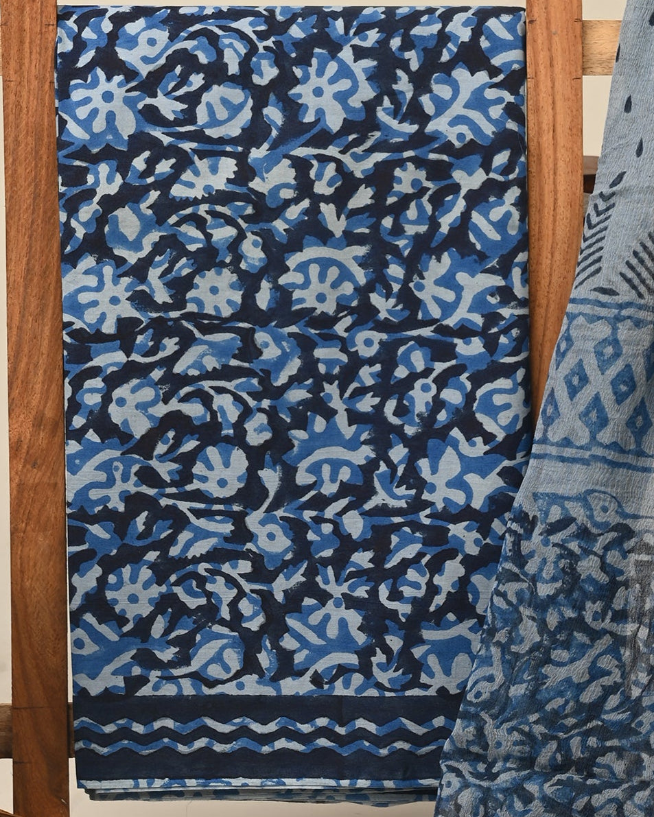 CHIFFON DUPATTA COTTON SUIT